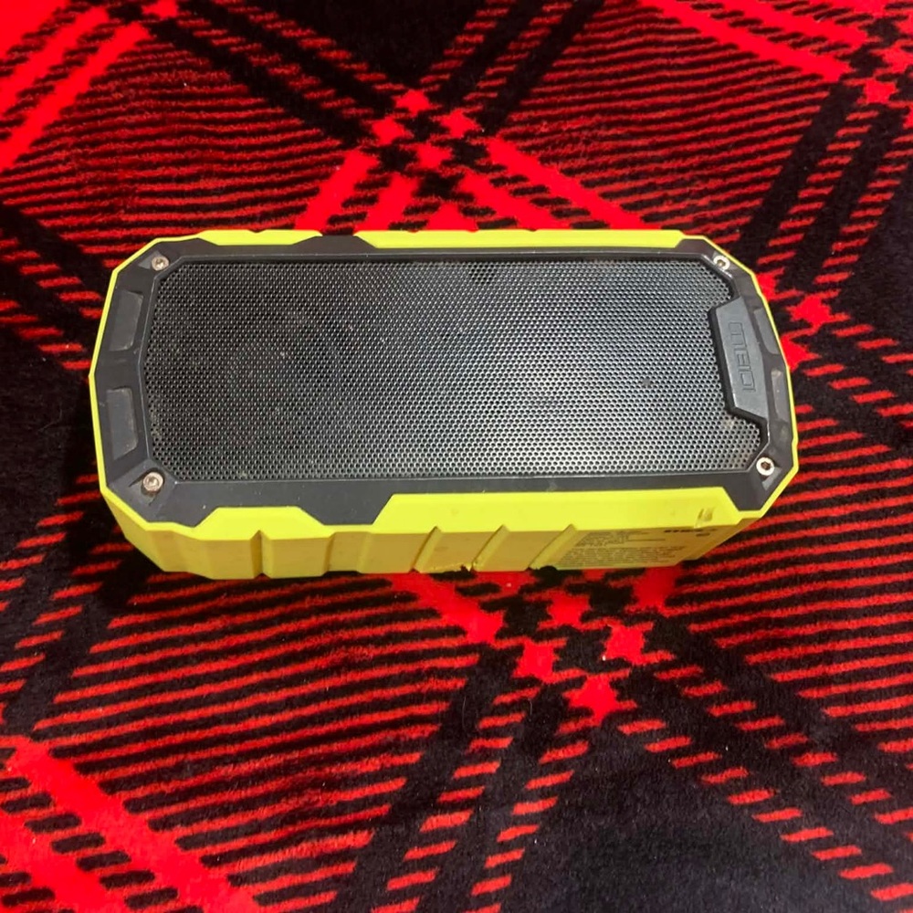 Black & Yellow Waterproof Portable Speaker